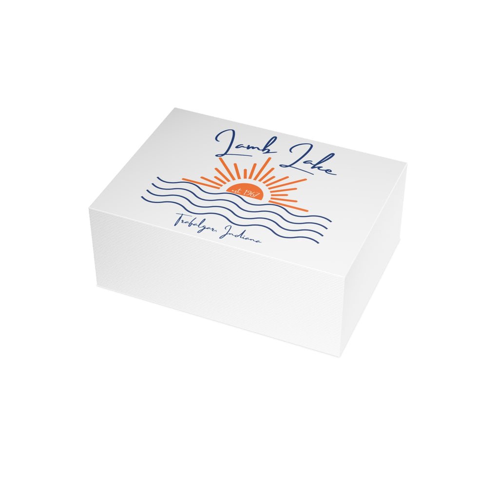 Postcard Bundles (envelopes not included) - Lamb Lake Script Sunset over Water