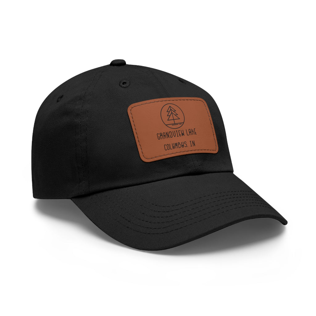 Leather Patch Hat — Grandview Lake Outdoor Baseball Cap