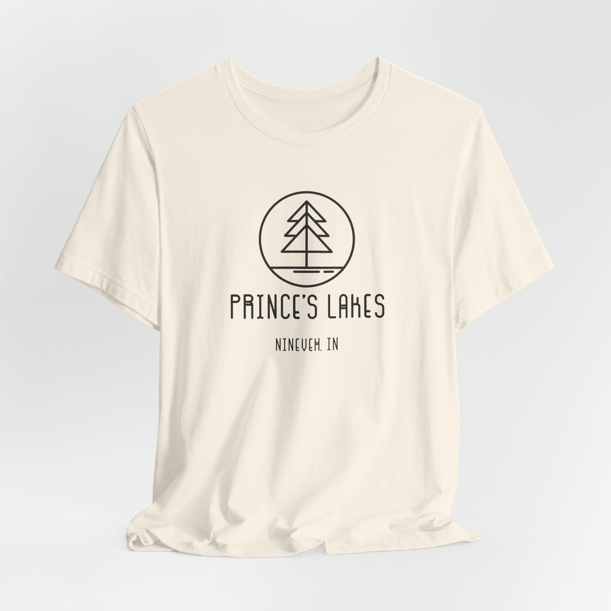 Prince's Lakes Minimalist Tee — Lake Forest Graphic Short Sleeve Shirt