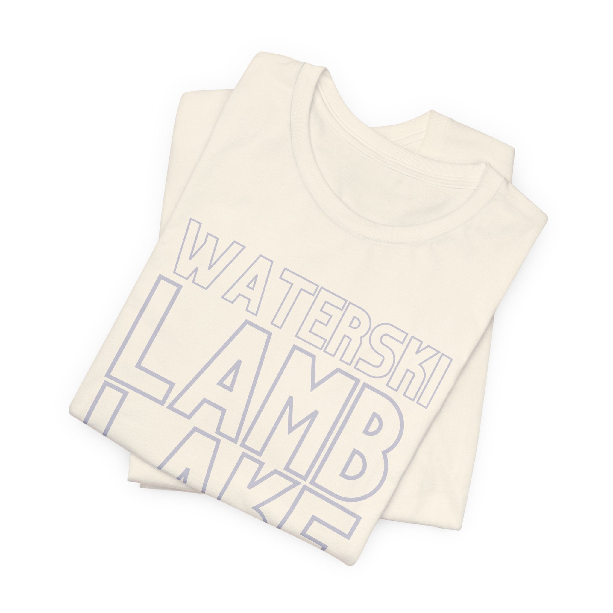 Lamb Lake Columbus Indiana Waterski Tee — Vintage Beach Town T‑Shirt