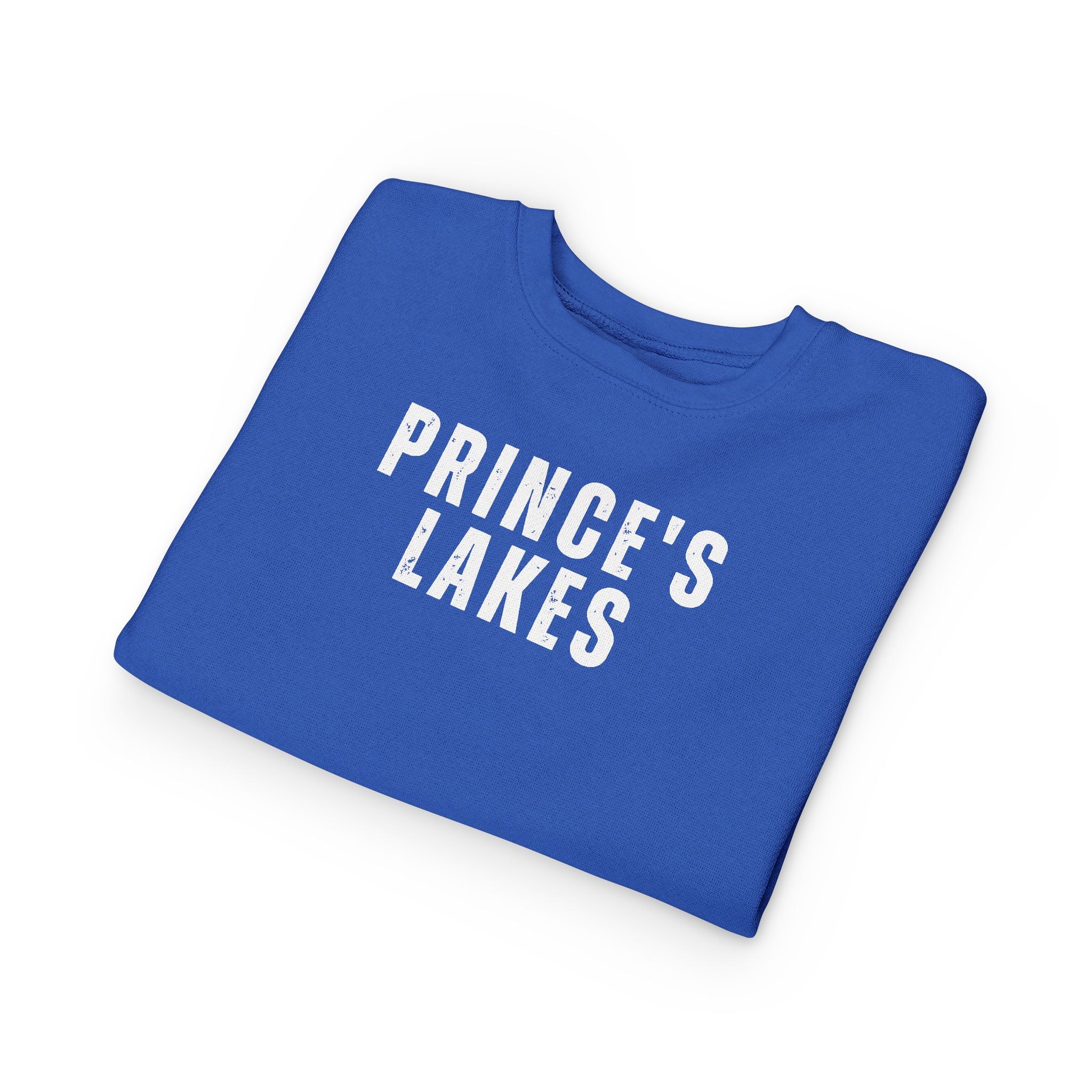 Toddler Sweatshirt - "Prince's Lakes" Retro Camp Logo Kids Pullover