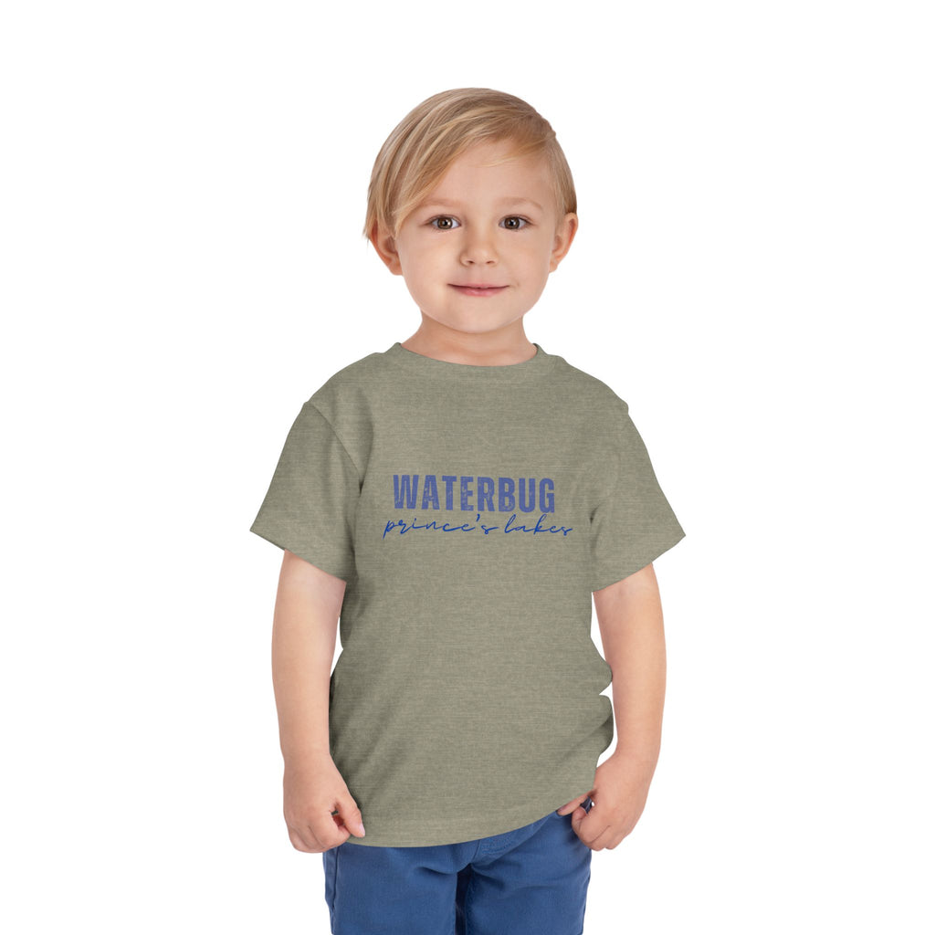 Toddler Tee — "WATERBUG prince's lakes" Water-Inspired Kids T-Shirt