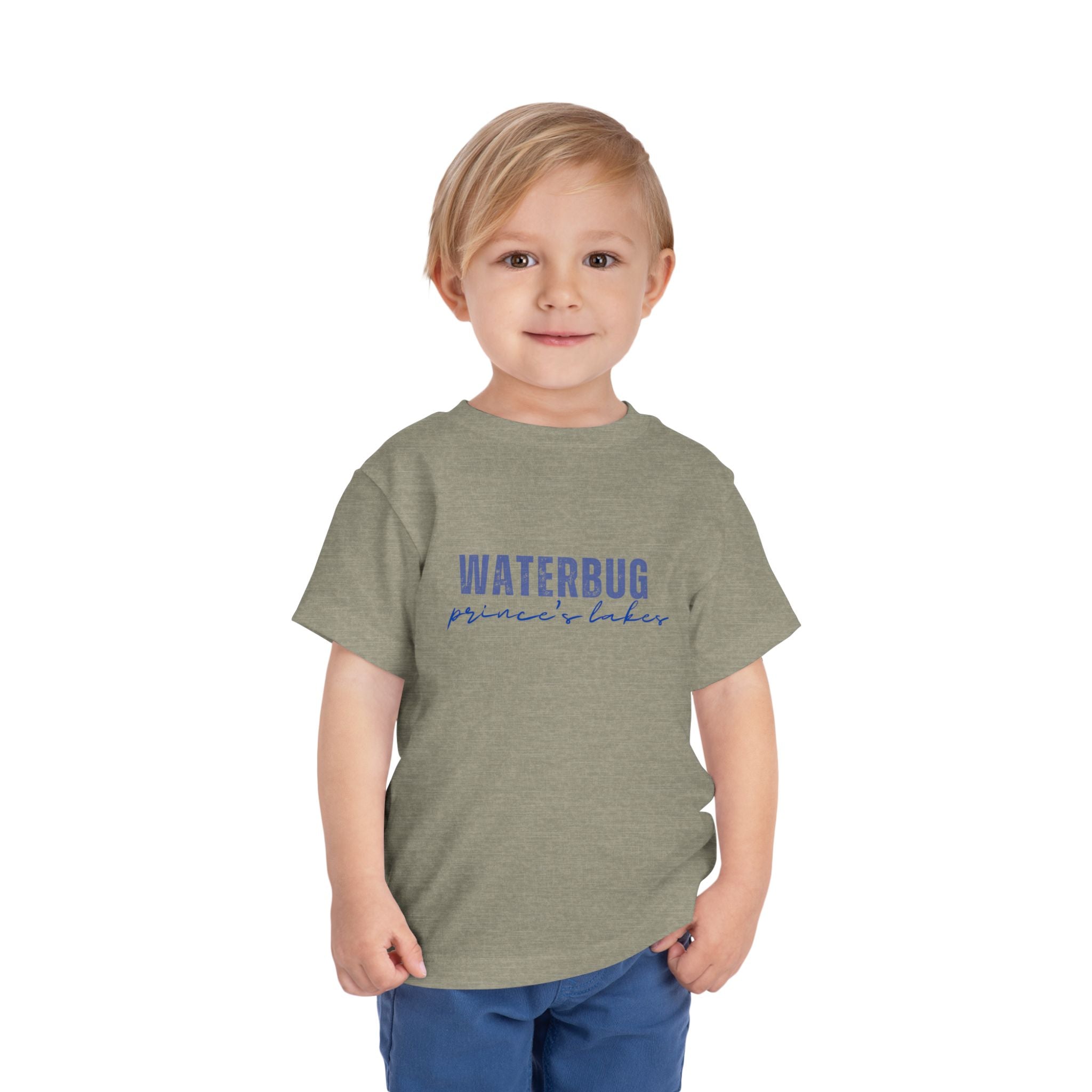 Toddler Tee — "WATERBUG prince's lakes" Water-Inspired Kids T-Shirt