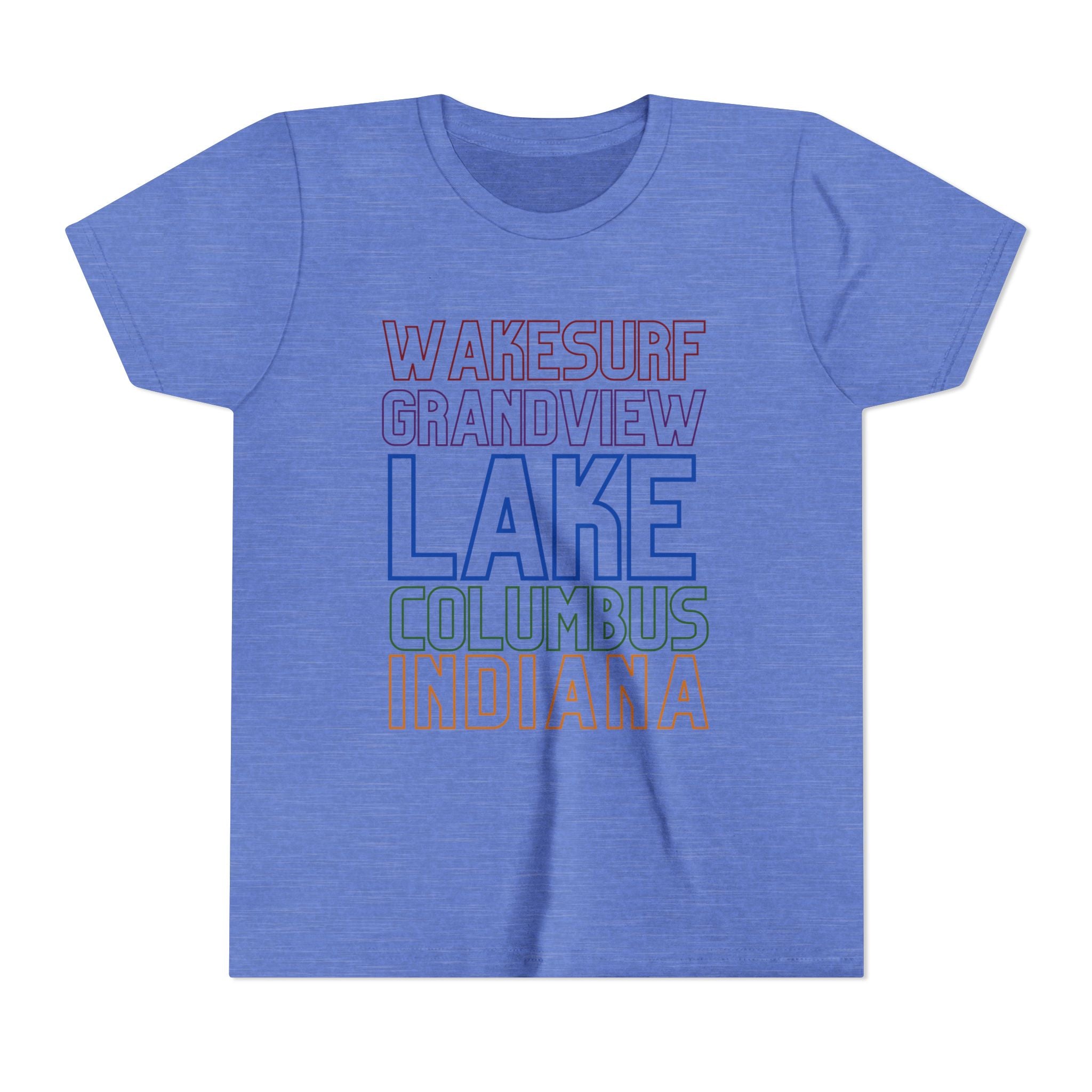 Youth Tee - Grandview Lake Columbus Indiana Wakesurf (Kids)