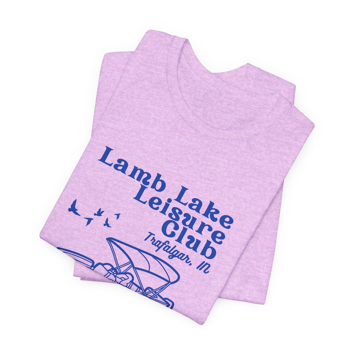 Pontoon Tee – "Lamb Lake Leisure Club" Vintage Boating T-Shirt