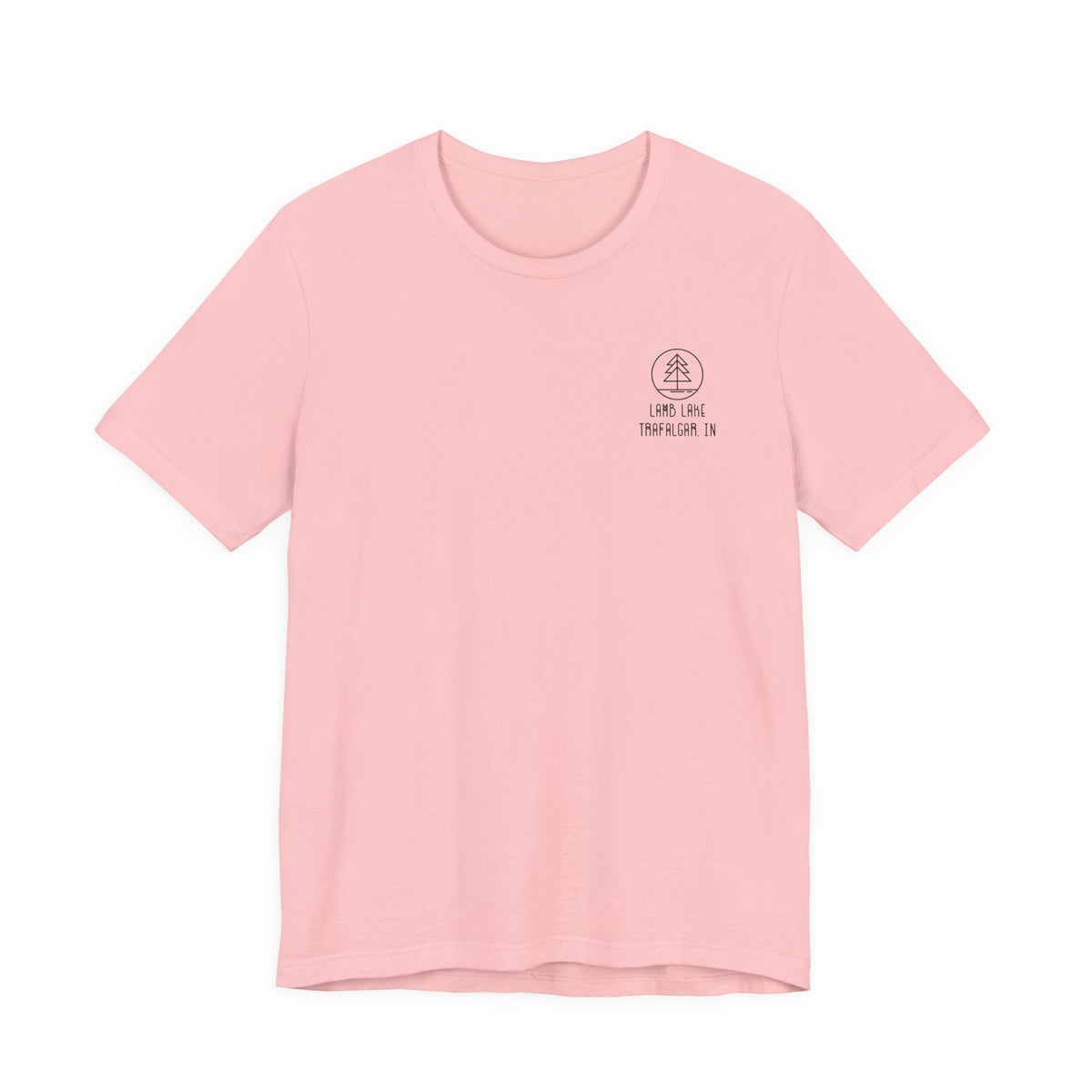 Lamb Lake Minimalist Tee — Lake Forest Graphic Short Sleeve Shirt