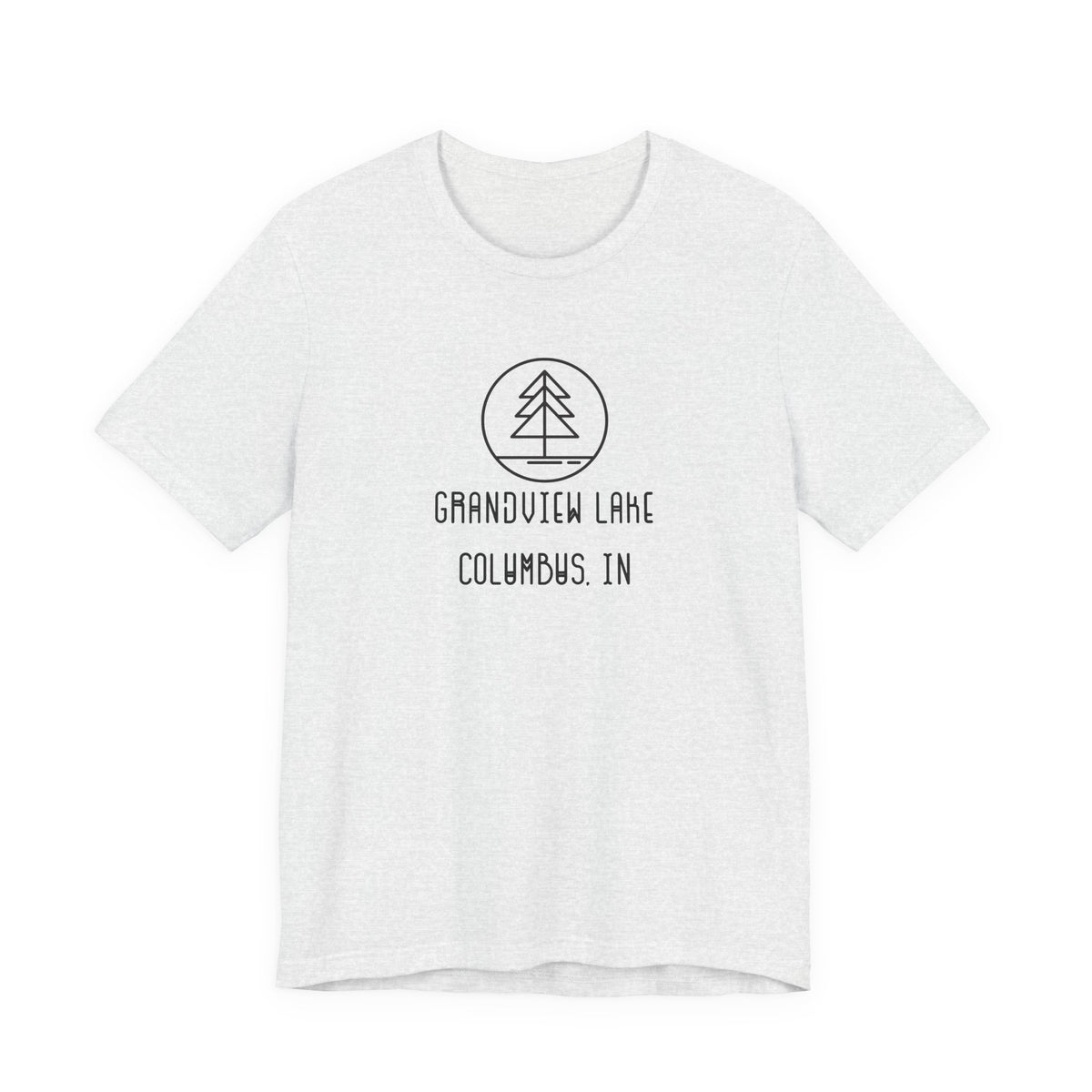 Grandview Lake Minimalist Tee — Lake Forest Graphic Short Sleeve Shirt