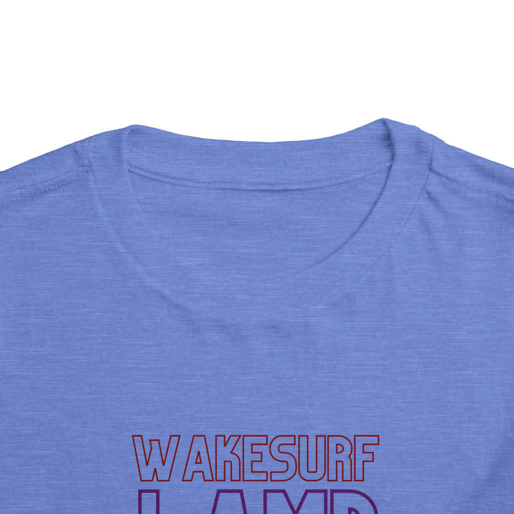 Lamb Lake Trafalgar Indiana Toddler Tee — Wakesurf Summer Shirt