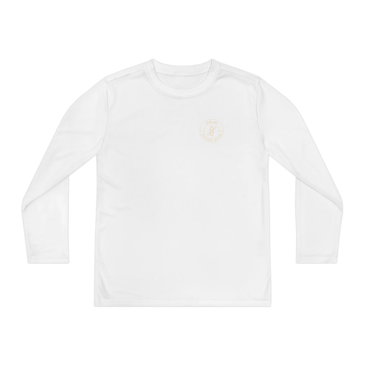 Youth Long Sleeve Tee - Lamb Lake Kayak Logo
