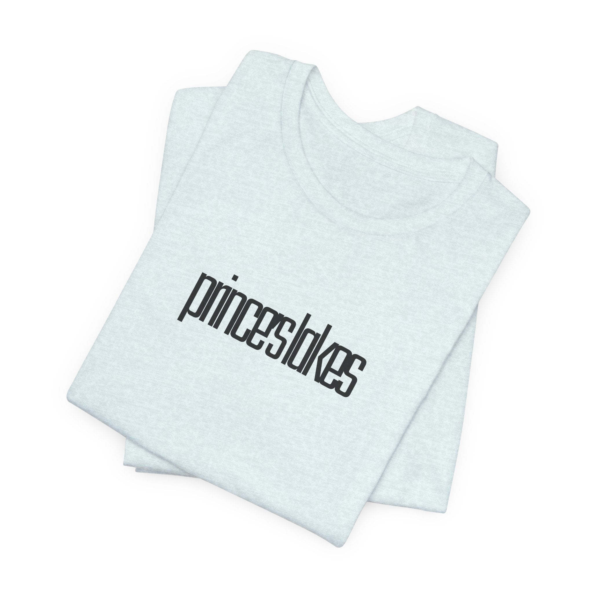 'prince's lakes' Graphic Tee —  Minimal Logo T‑Shirt
