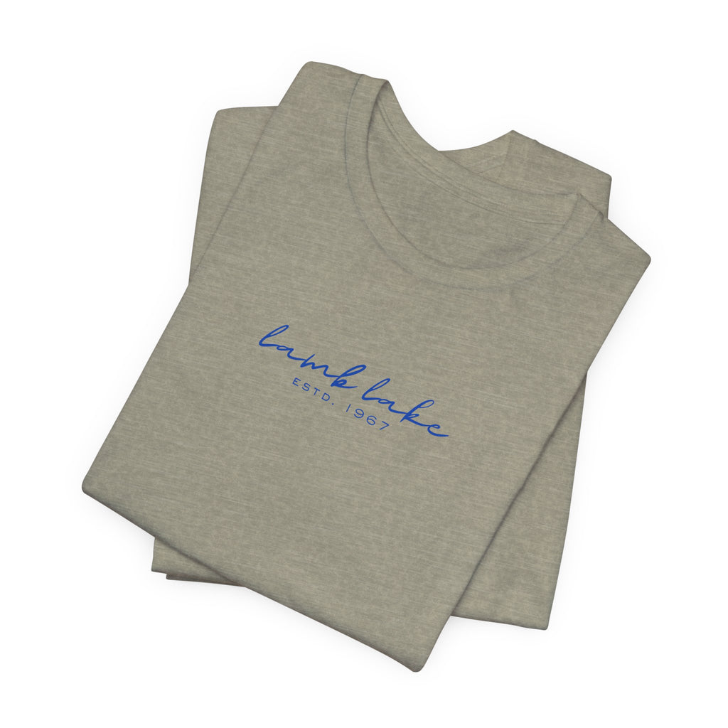 'lamb lake" Unisex Jersey Short Sleeve Tee