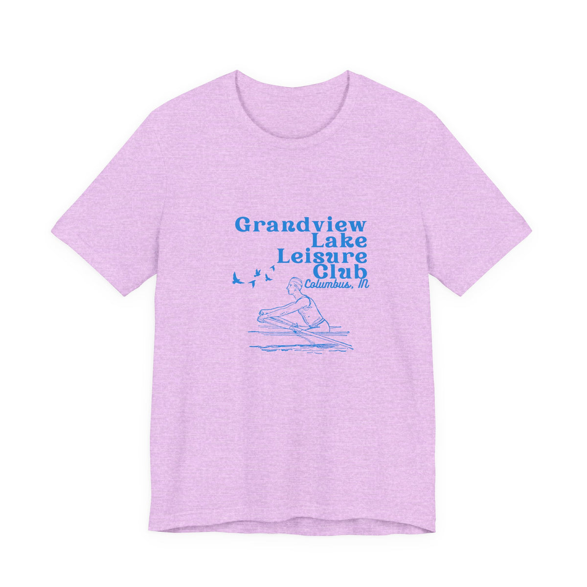 Kayak Tee – "Grandview Lake Leisure Club" Vintage Boating T-Shirt