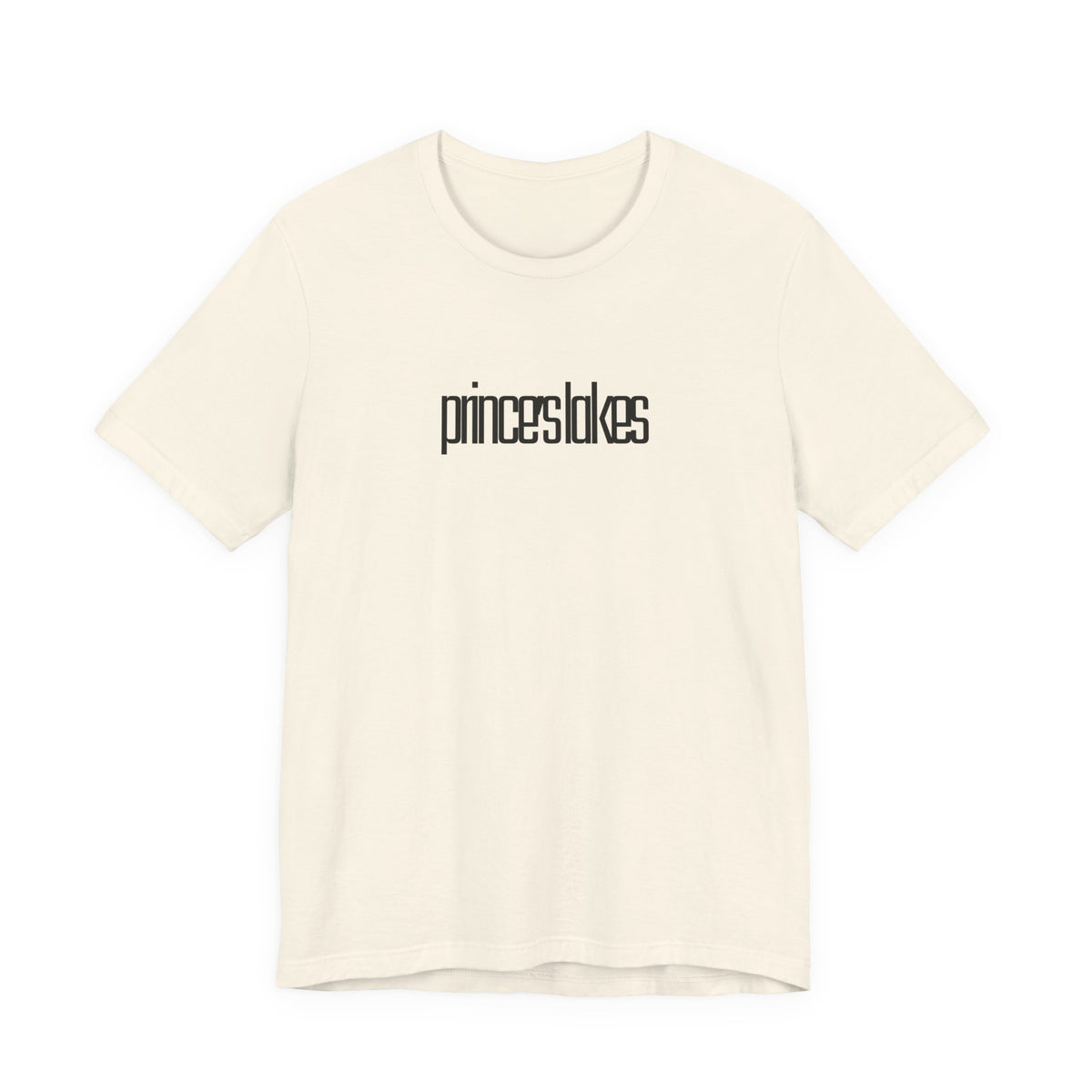'prince's lakes' Graphic Tee —  Minimal Logo T‑Shirt