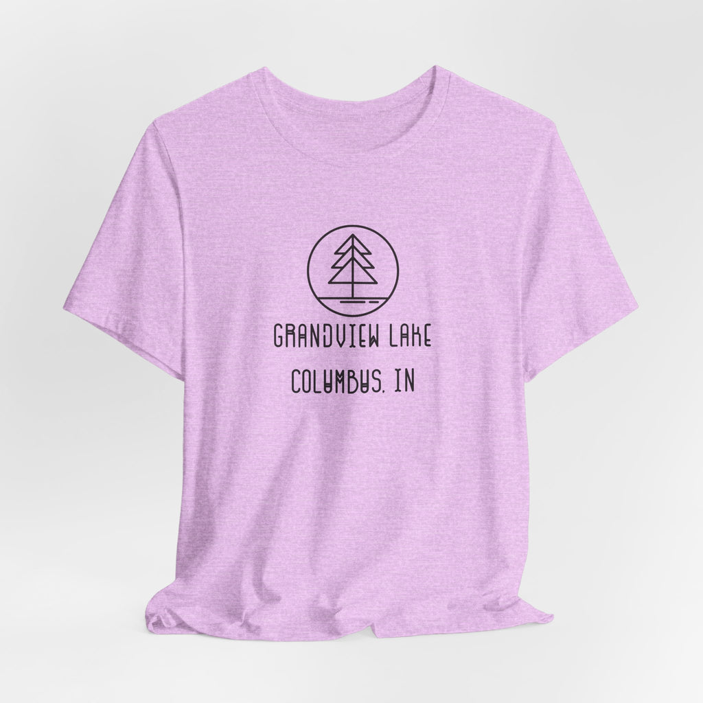 Grandview Lake Minimalist Tee — Lake Forest Graphic Short Sleeve Shirt