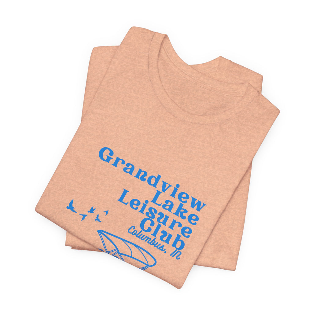 Pontoon Tee – "Grandview Lake Leisure Club" Vintage Boating T-Shirt