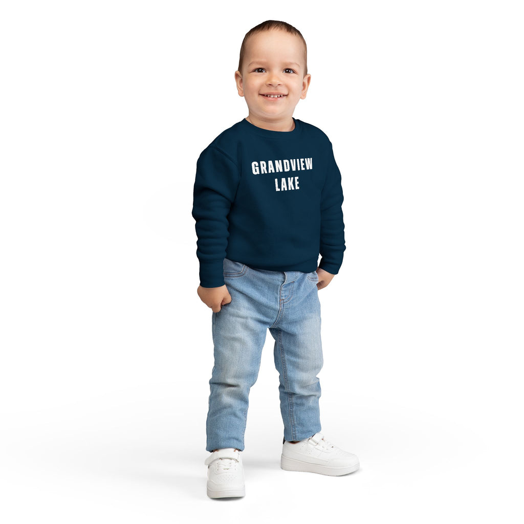 Toddler Sweatshirt - "PRINCE'S LAKES" Retro Camp Logo Kids Pullover
