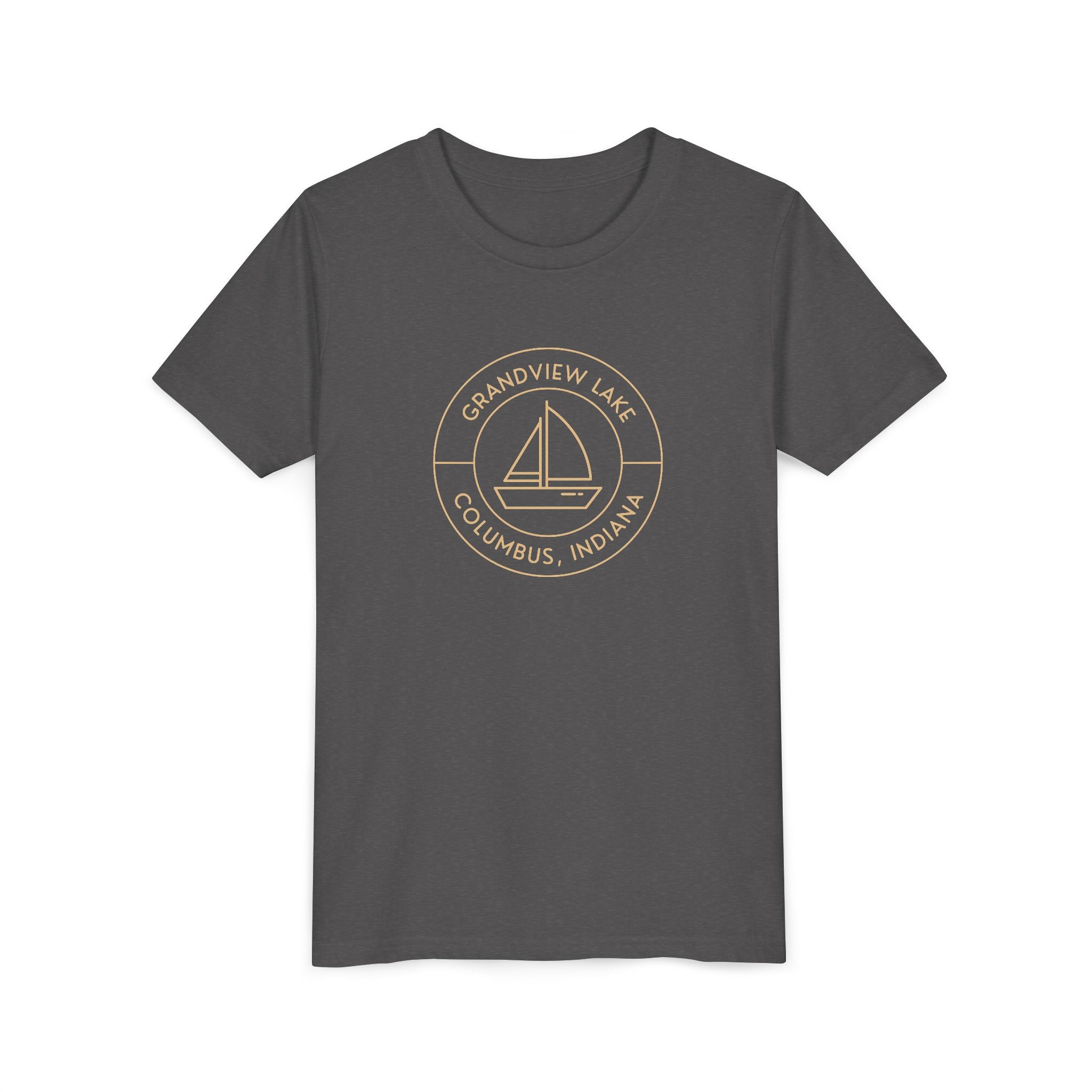 Youth Tee — Sailboat Grandview Lake Kids T-Shirt