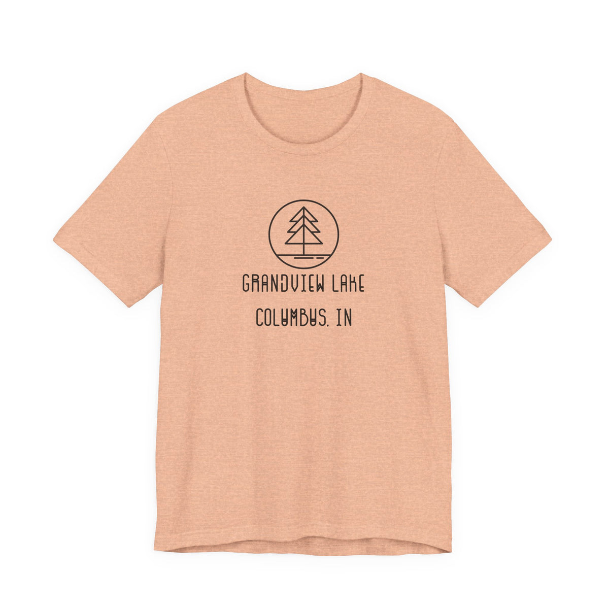 Grandview Lake Minimalist Tee — Lake Forest Graphic Short Sleeve Shirt