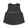 Lake Script Crop Top — 'grandview lake' Women's Casual Summer Tank