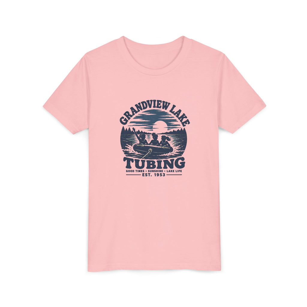 Grandview Lake Tubing Youth Tee – Kids Summer Lake T-Shirt