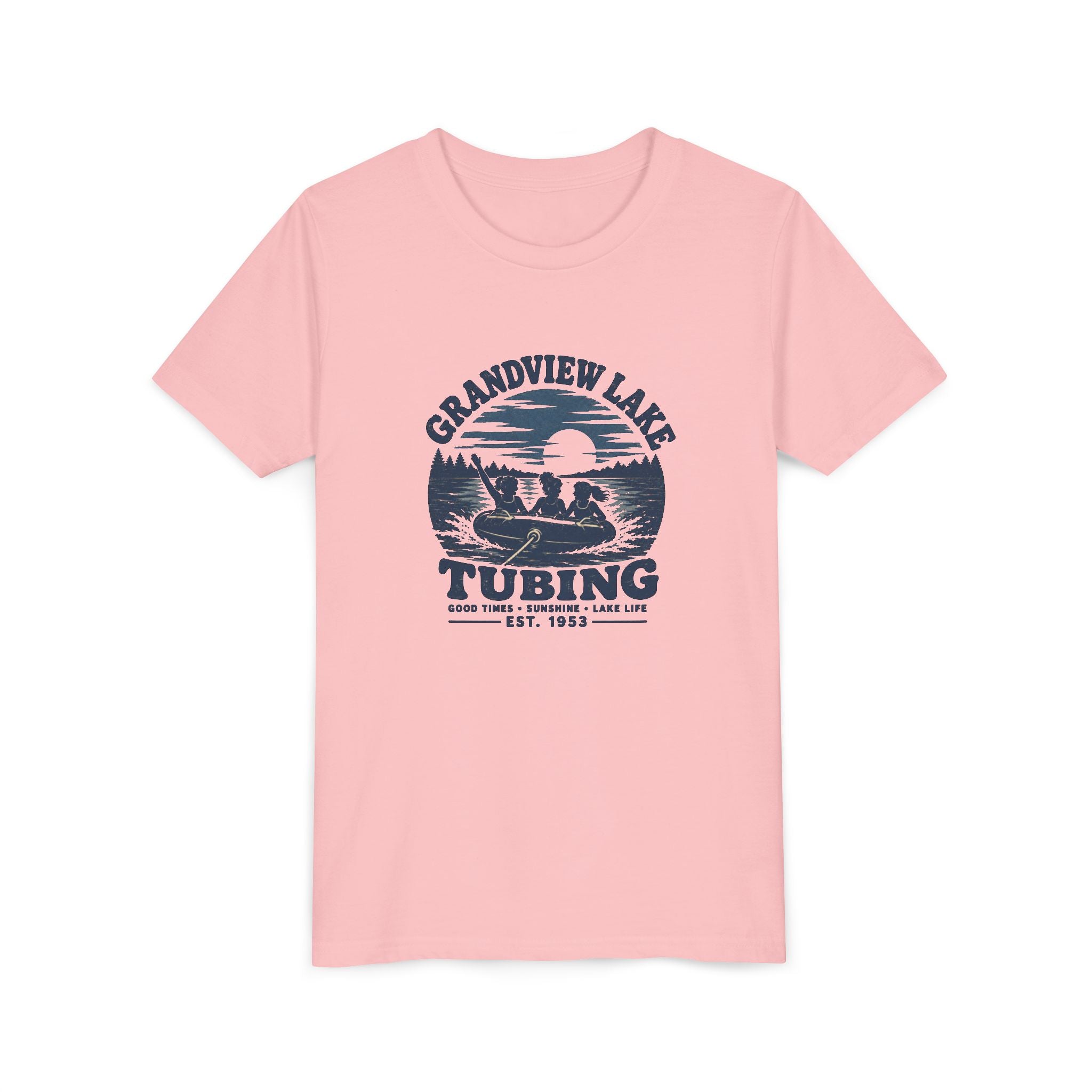 Grandview Lake Tubing Youth Tee – Kids Summer Lake T-Shirt