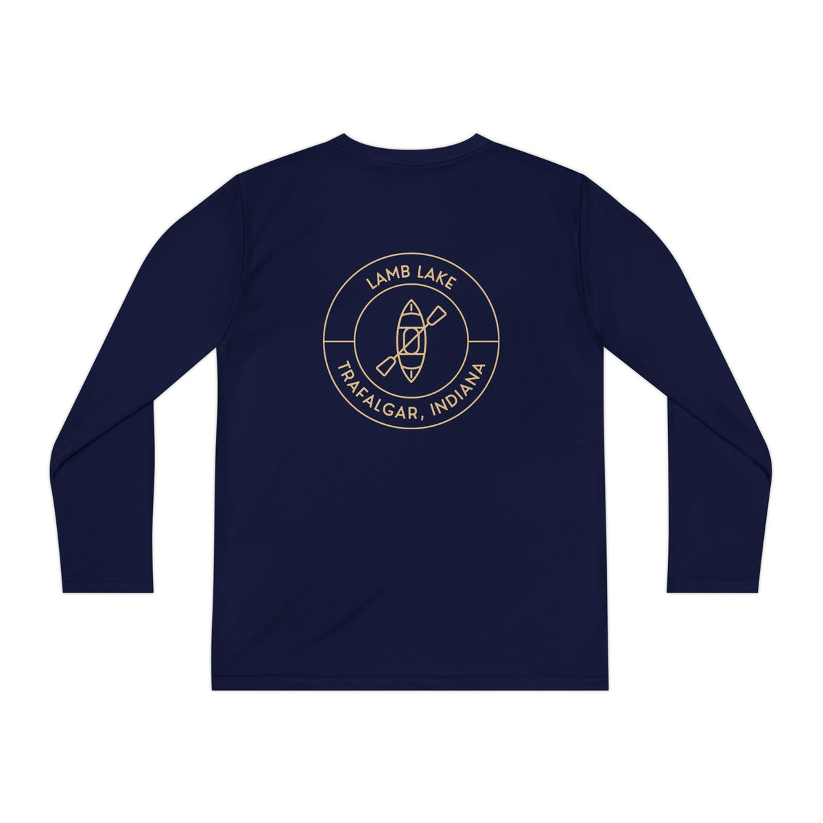 Youth Long Sleeve Tee - Lamb Lake Kayak Logo