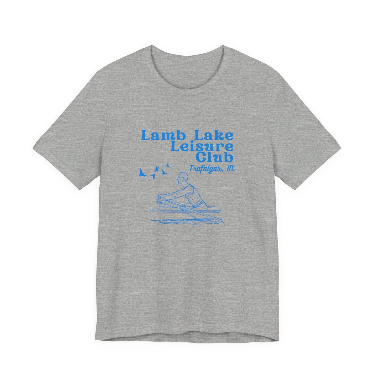Kayak Tee – "Lamb Lake Leisure Club" Vintage Boating T-Shirt