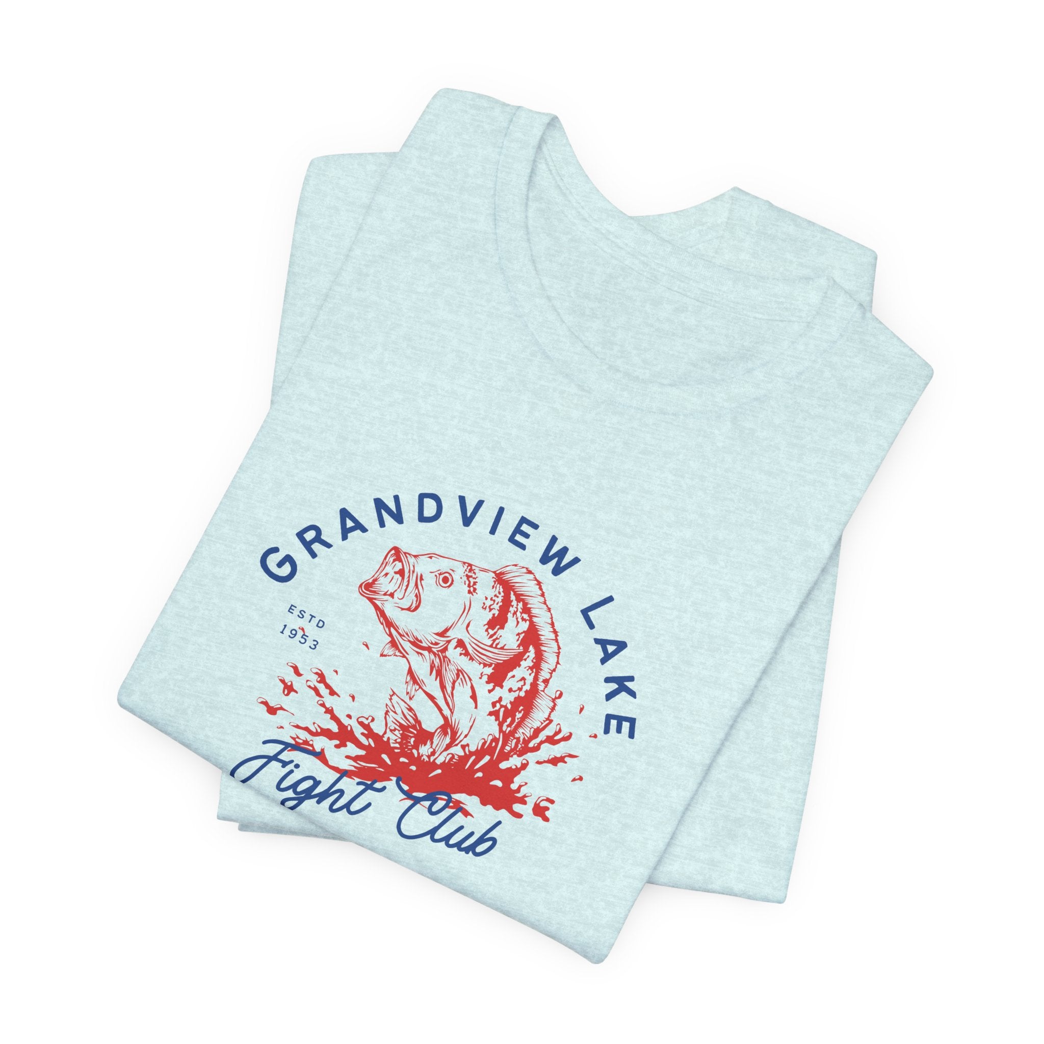 Grandview Lake Fight Club Fishing T-Shirt
