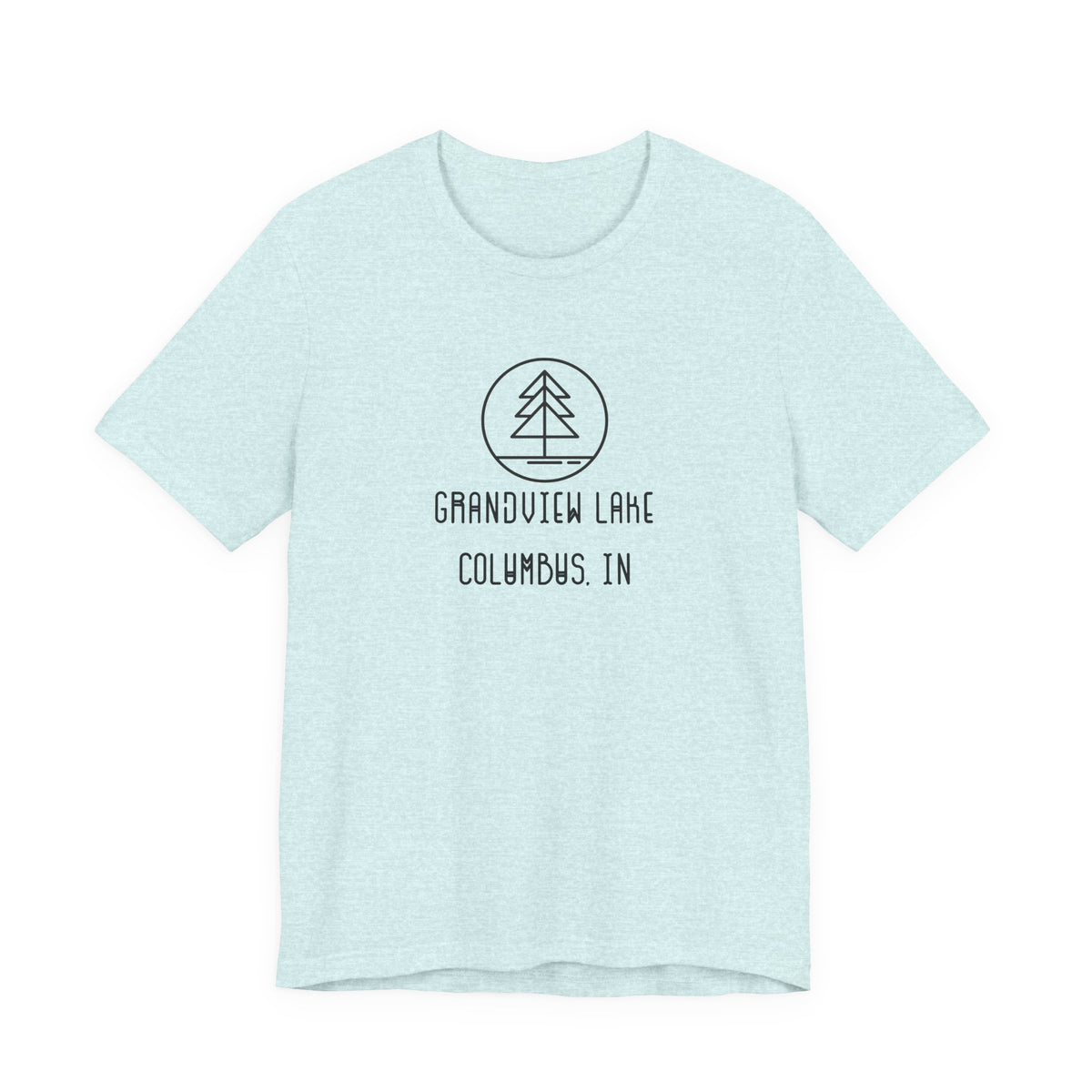 Grandview Lake Minimalist Tee — Lake Forest Graphic Short Sleeve Shirt
