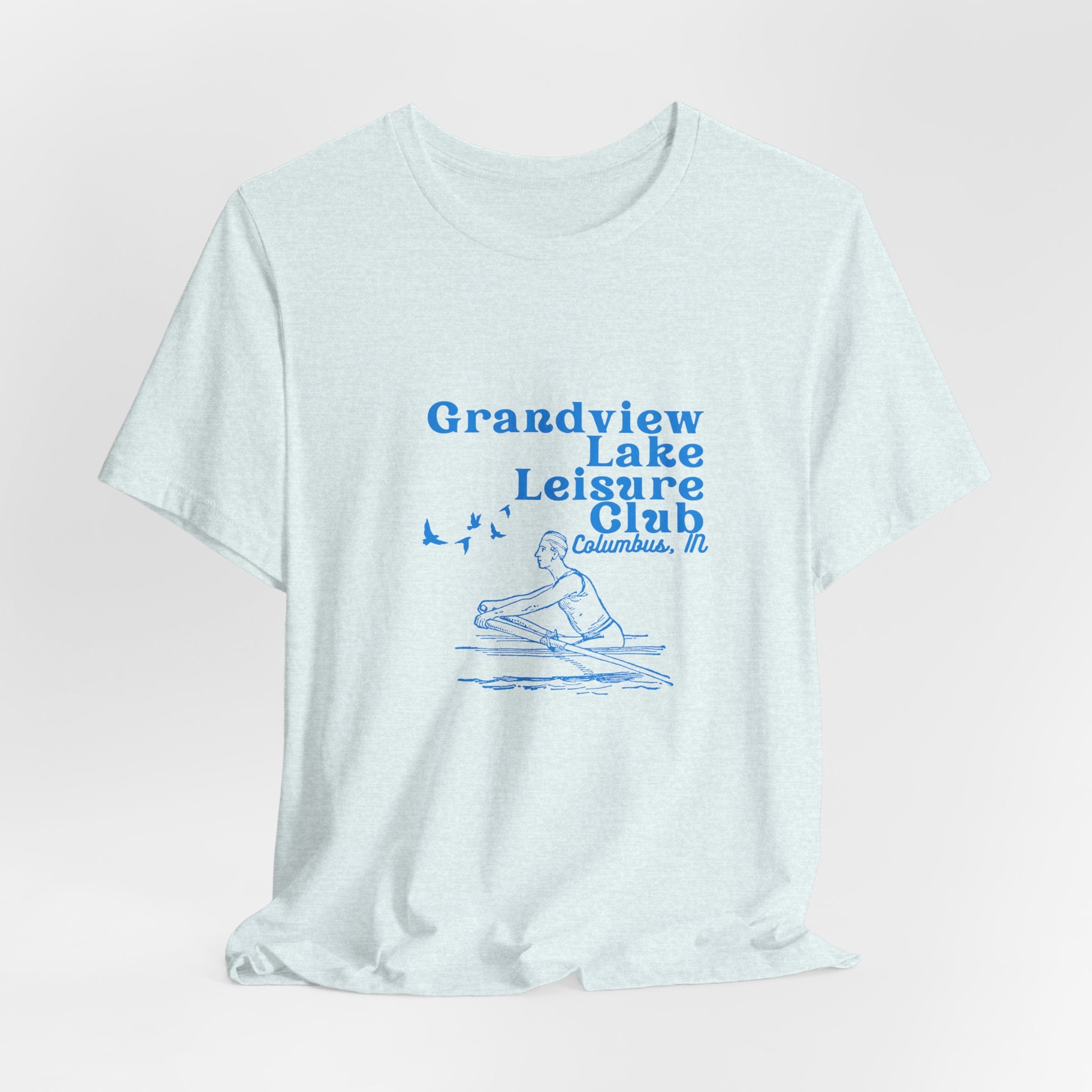 Kayak Tee – "Grandview Lake Leisure Club" Vintage Boating T-Shirt