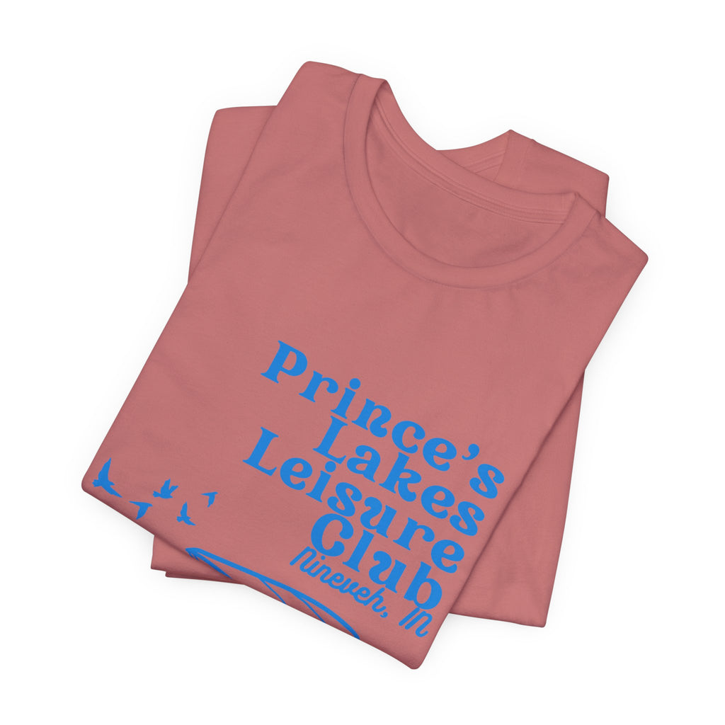 Lake Club Pontoon Boat Tee – "Prince's Lakes Leisure Club" Vintage Boating T-Shirt