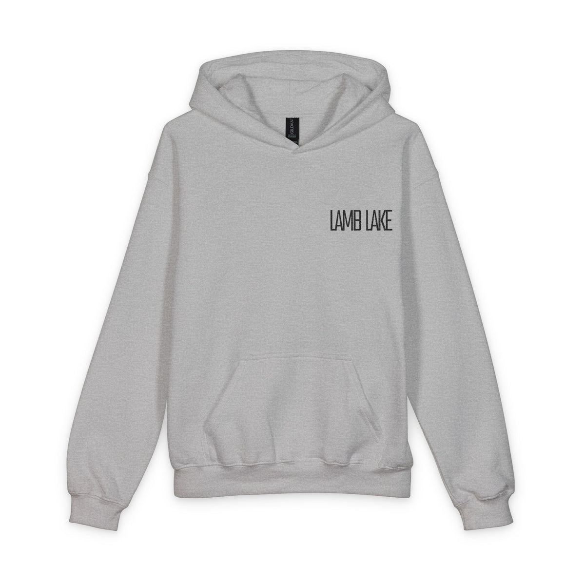 Youth Hoodie - LAMB LAKE Pocket Graphic