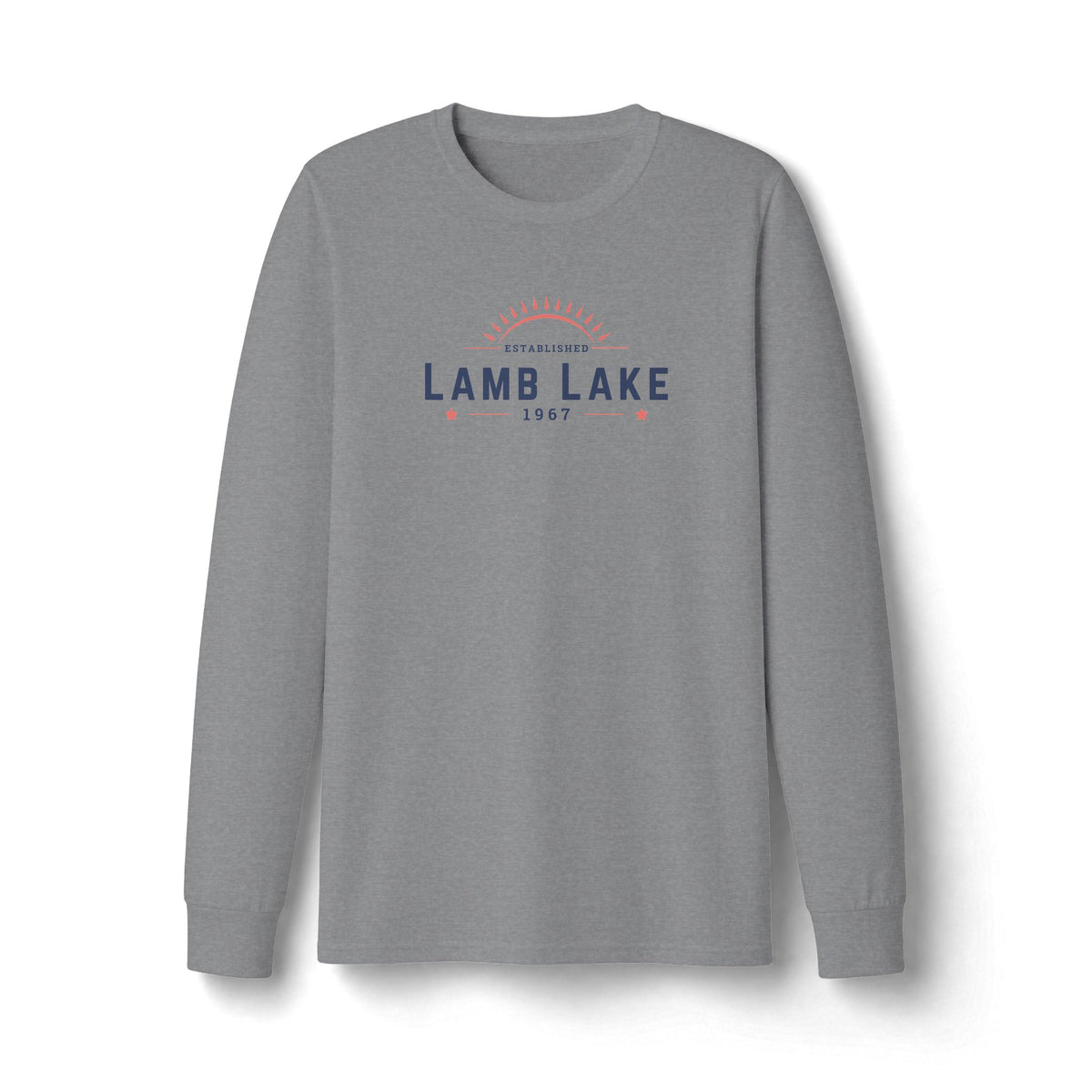 Lamb Lake Established 1967 Long Sleeve Tee