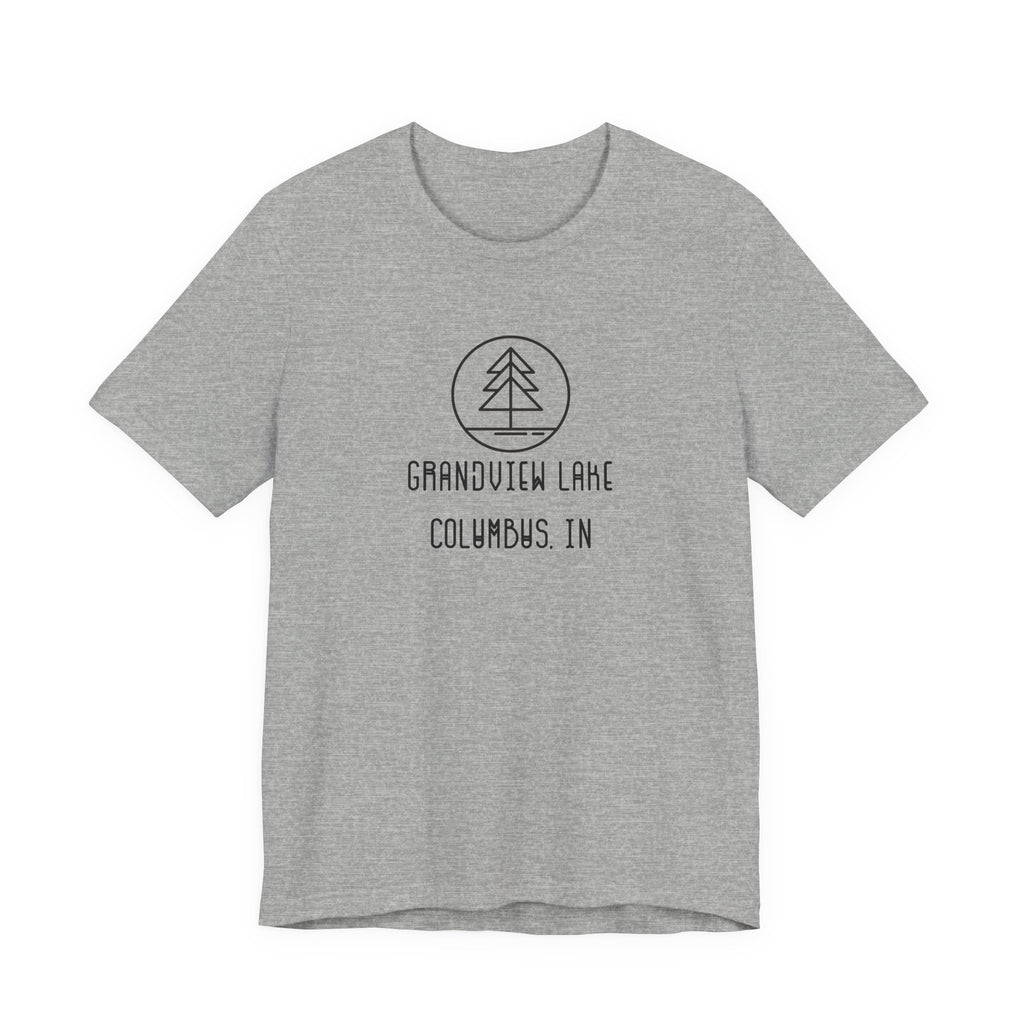 Grandview Lake Minimalist Tee — Lake Forest Graphic Short Sleeve Shirt