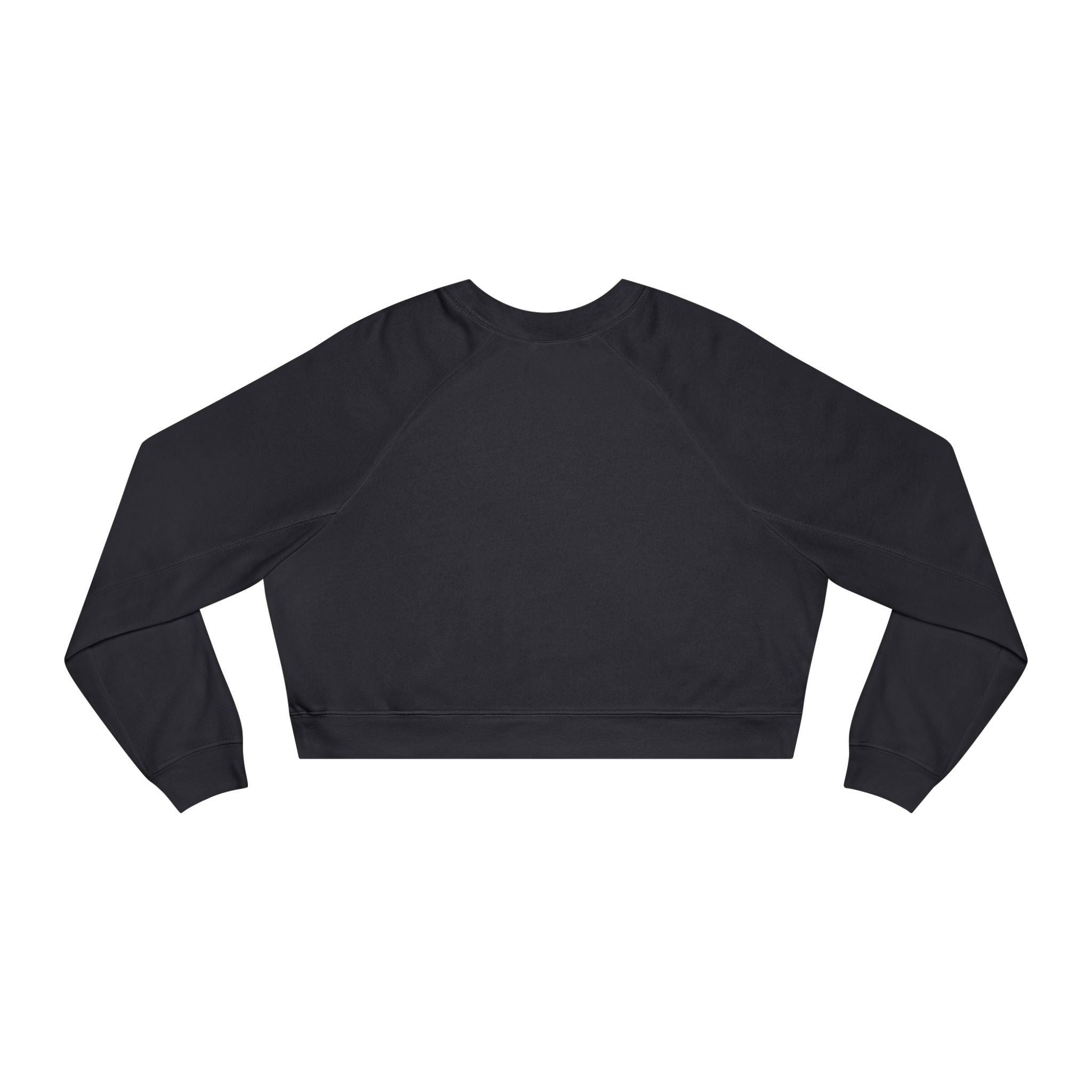 Cropped Pullover — 'Prince's Lakes' Minimal White Fleece for Women