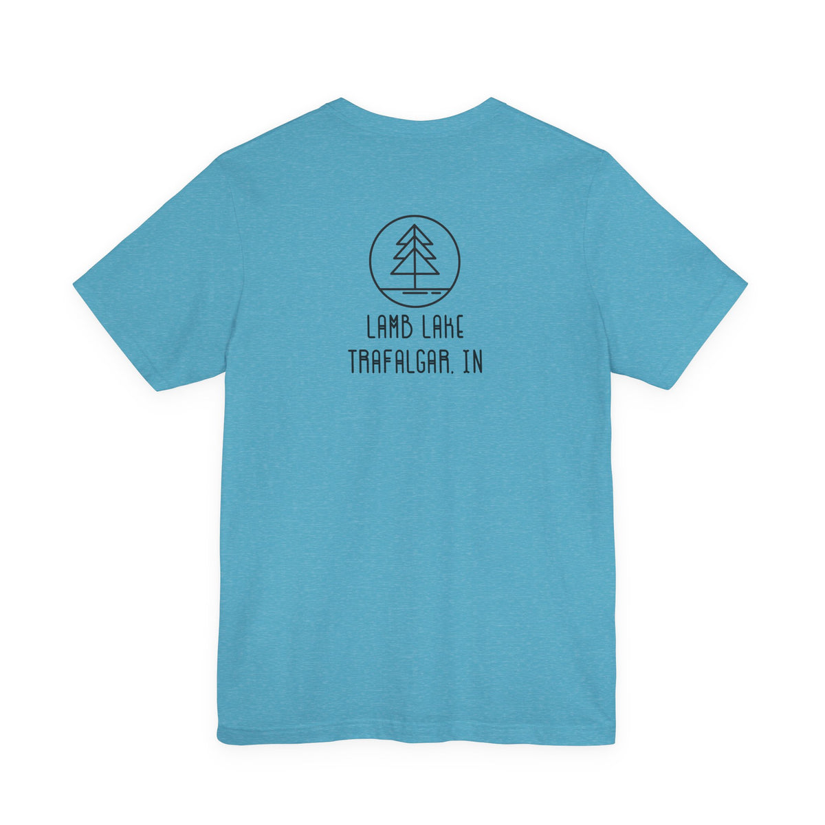 Lamb Lake Minimalist Tee — Lake Forest Graphic Short Sleeve Shirt