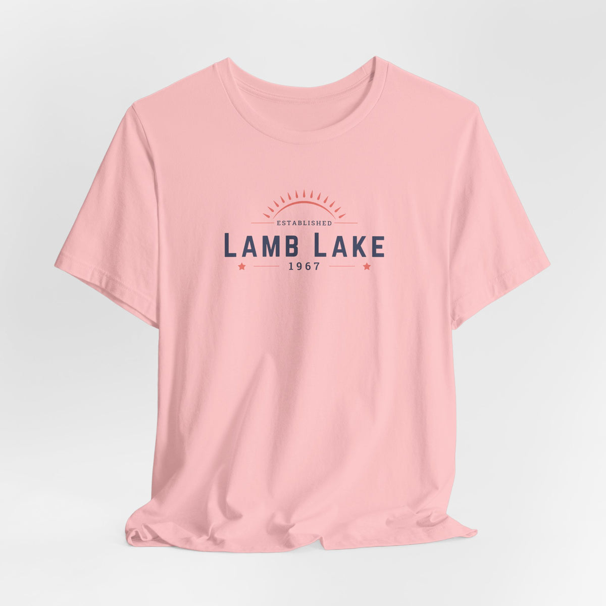 Lamb Lake Tee – Retro Lakeside Graphic T-Shirt