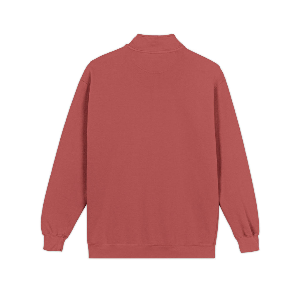 Quarter-Zip Sweatshirt — Pleasant Lake Retro Sunset Patch