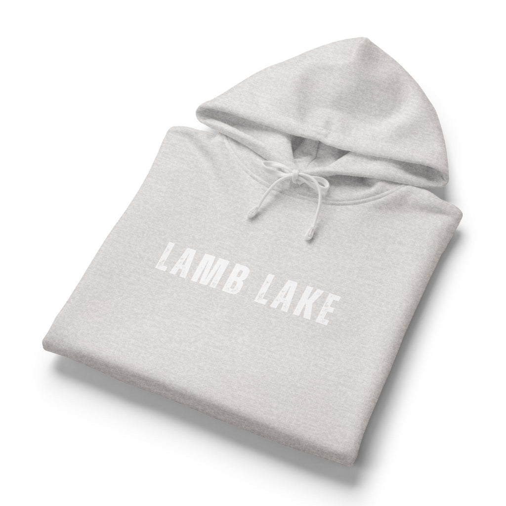 Lamb Lake Organic Women's Hoodie — 'LAMB LAKE' Cozy Pullover