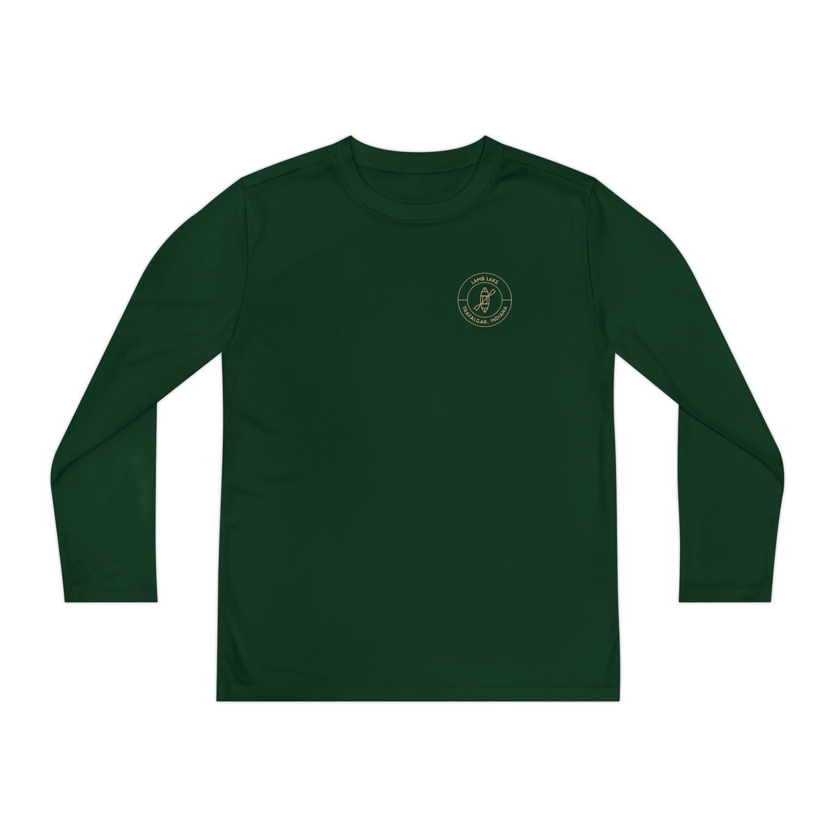 Youth Long Sleeve Tee - Lamb Lake Kayak Logo