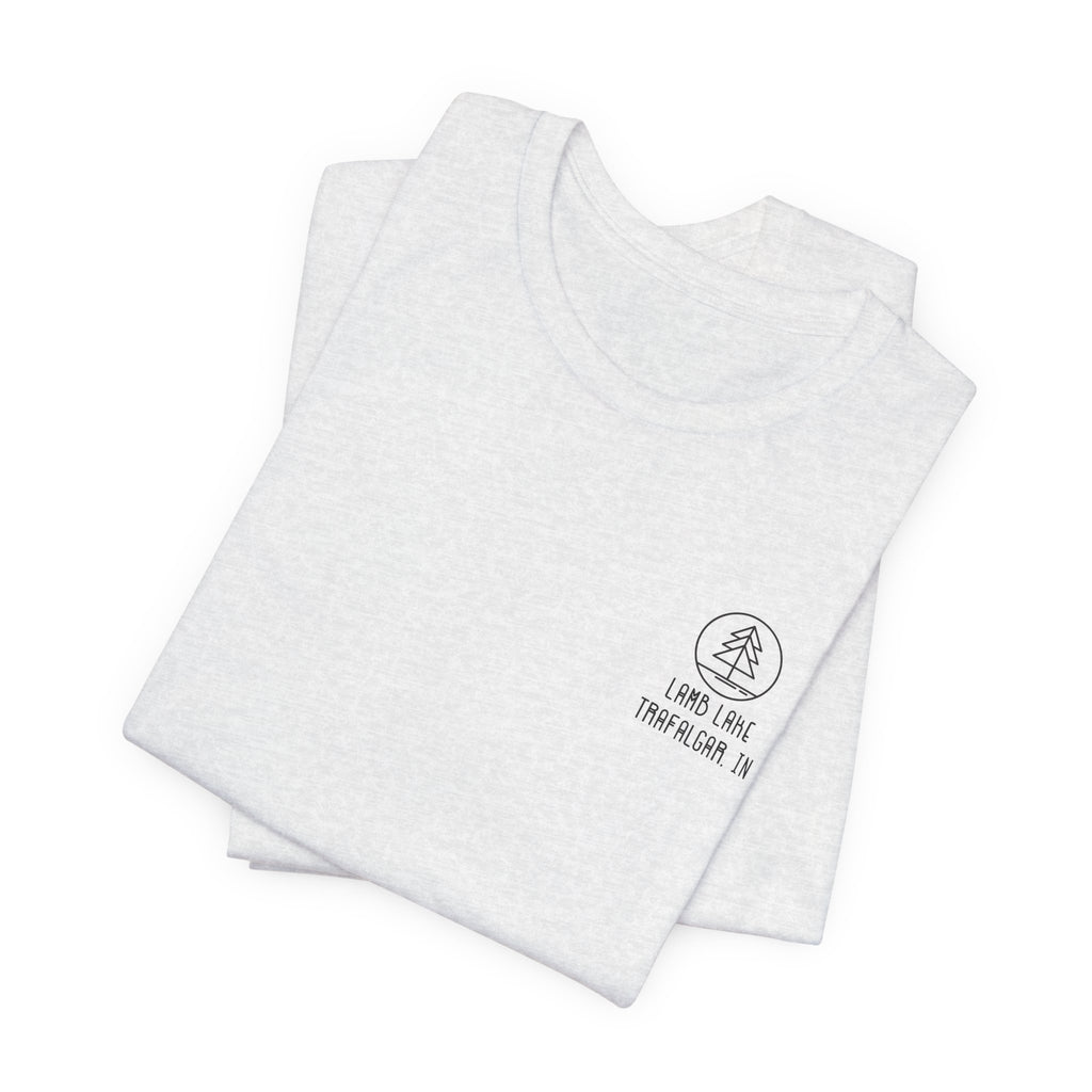 Lamb Lake Minimalist Tee — Lake Forest Graphic Short Sleeve Shirt