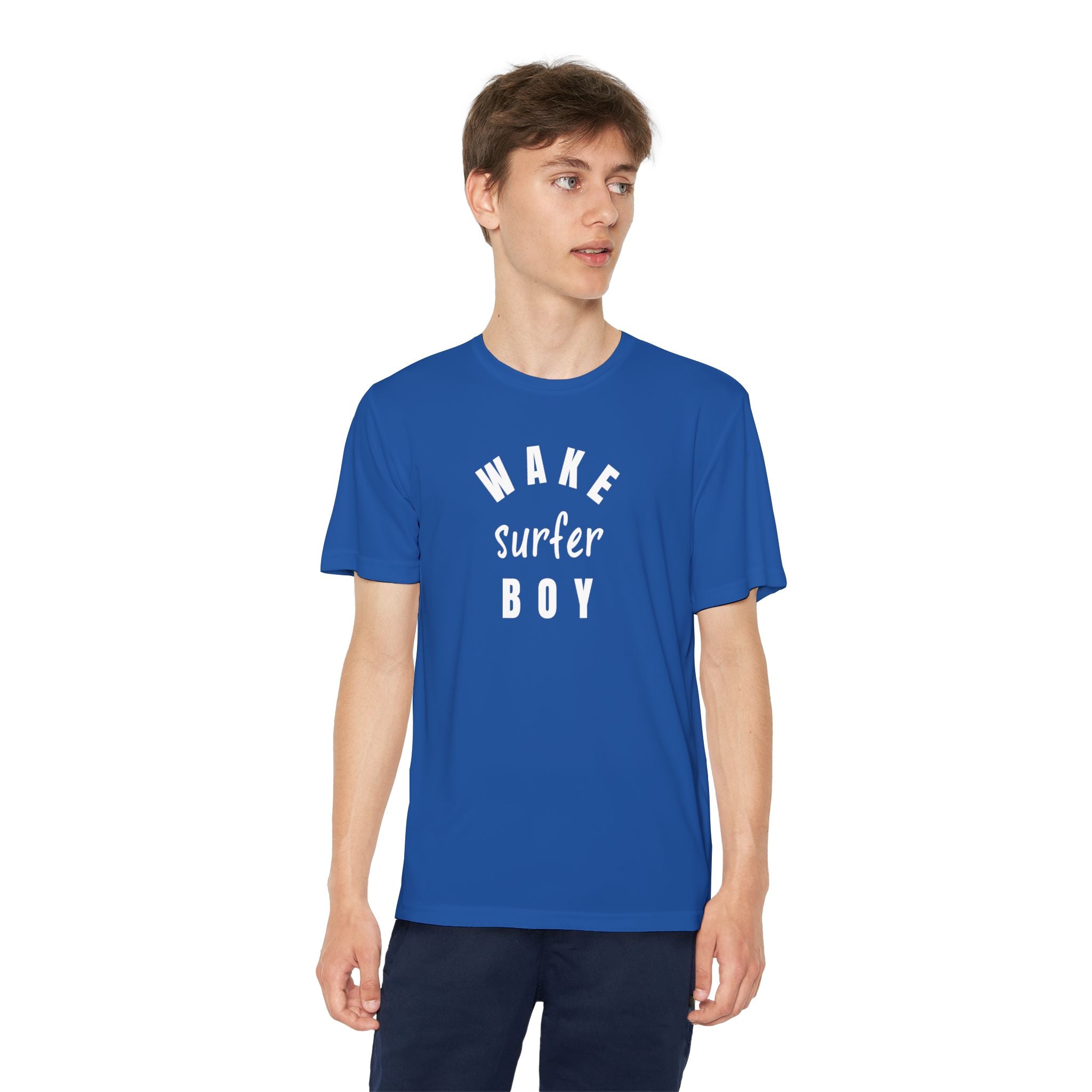 Youth Wake Surfer Boy Tee