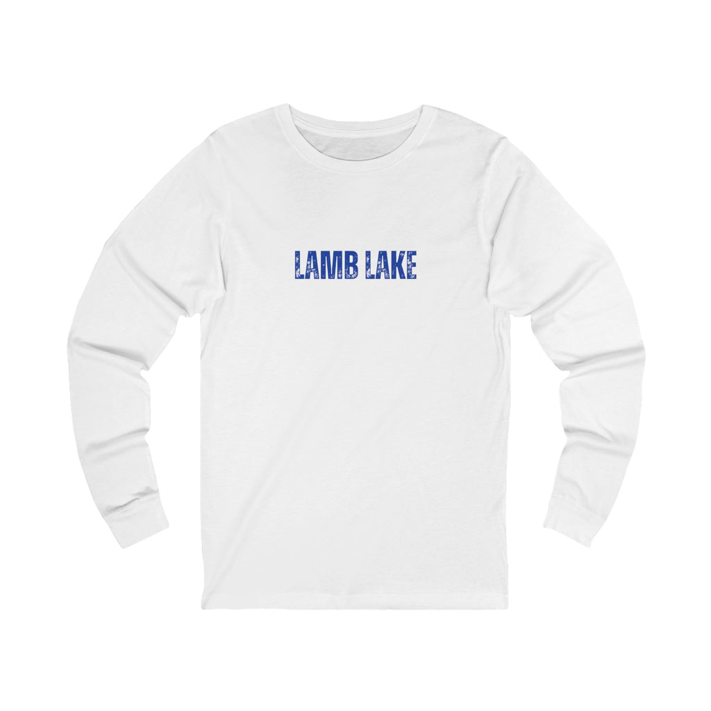 Vintage Faded Lamb Lake Fishing Long Sleeve Tee