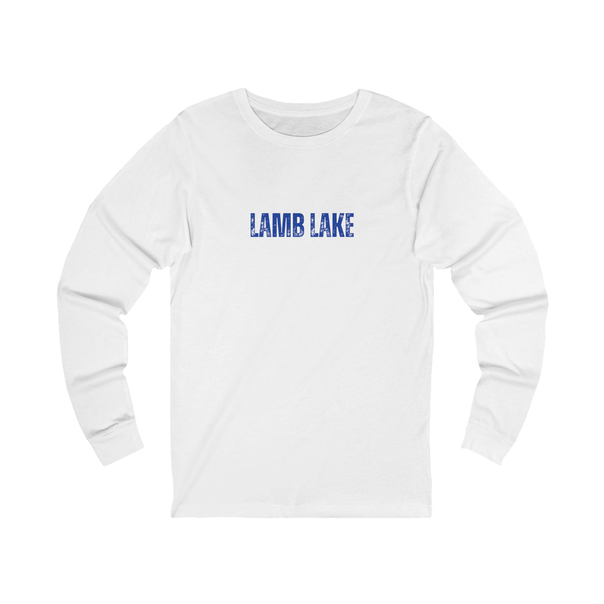 Vintage Faded Lamb Lake Fishing Long Sleeve Tee
