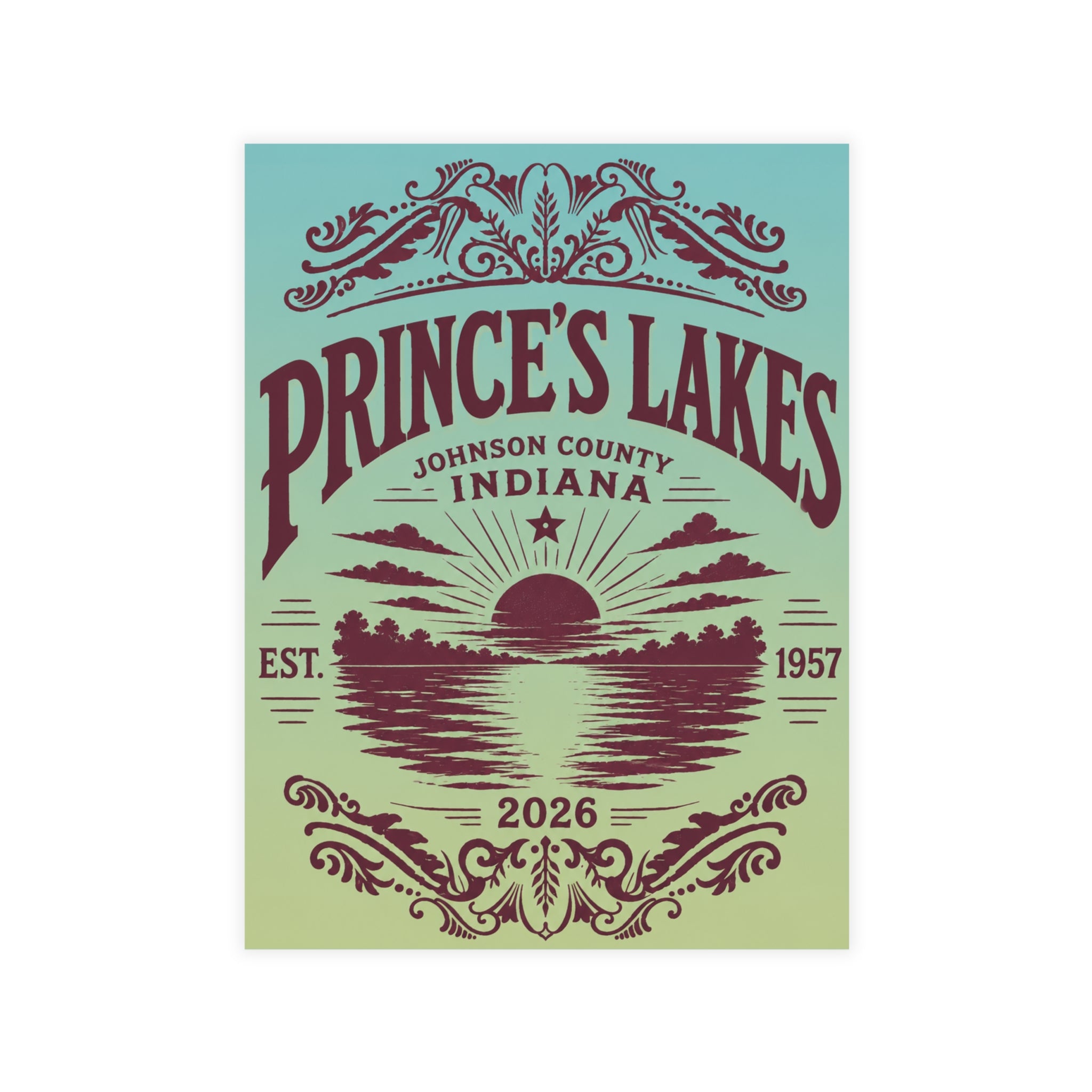 Postcard Bundles (envelopes not included) Prince's Lakes 2026 Commemorative Postcard
