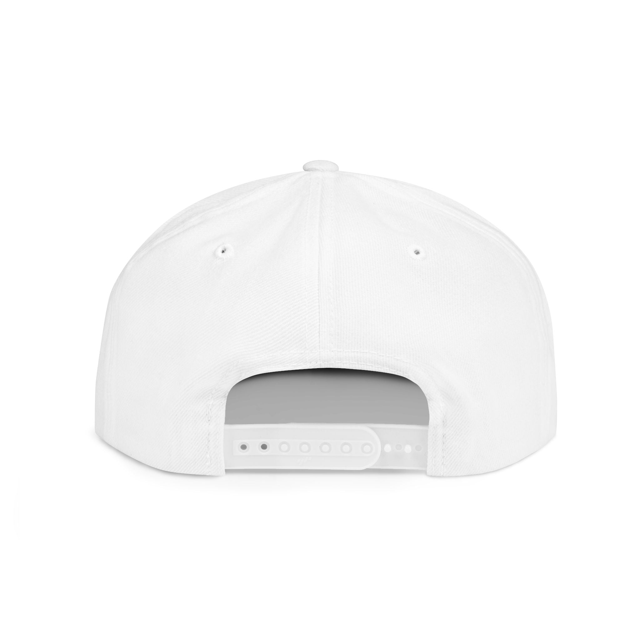 Grandview Lake Flat Bill Snapback Hat — Retro Embroidered Lake Cap