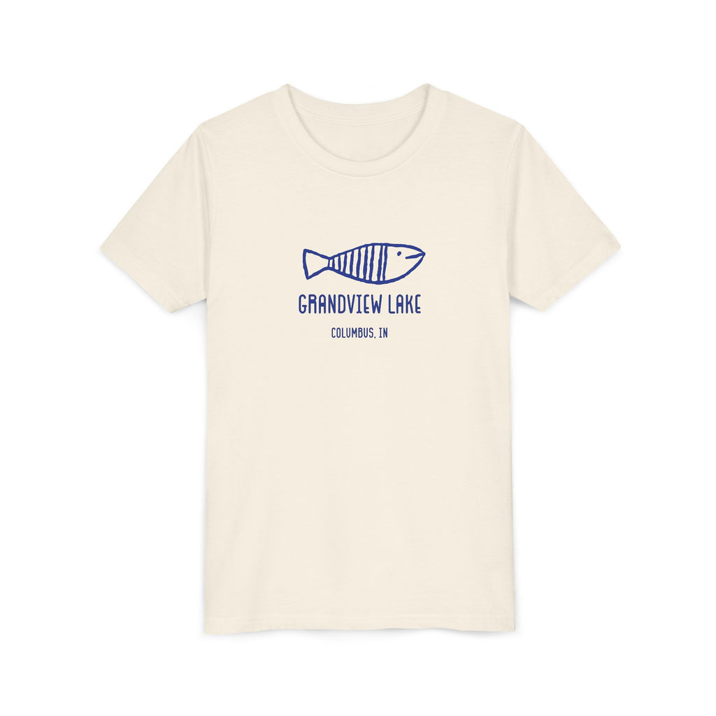 Youth Tee — 'Grandview Lake' Retro Fish Kids T-Shirt