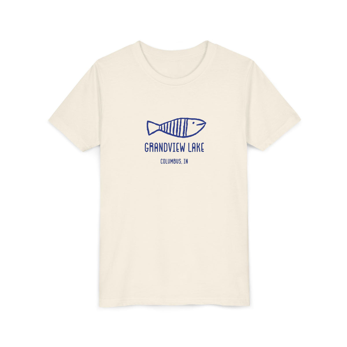 Youth Tee — 'Grandview Lake' Retro Fish Kids T-Shirt