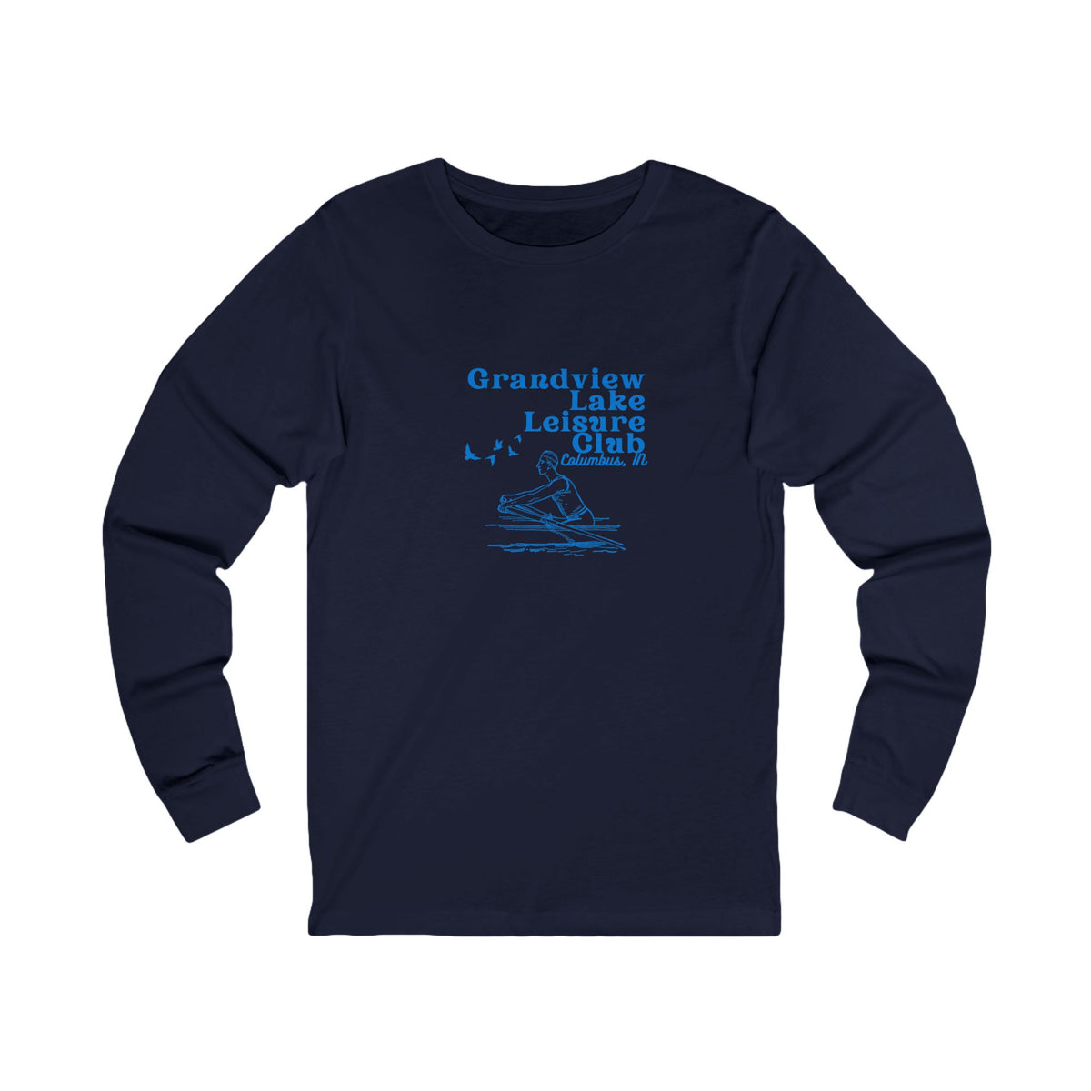 Grandview Lake Kayak Leisure Club Long Sleeve Tee