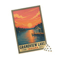 Grandview Lake Indiana Sunset Puzzle — Scenic Lakeview Jigsaw (1014 pcs)